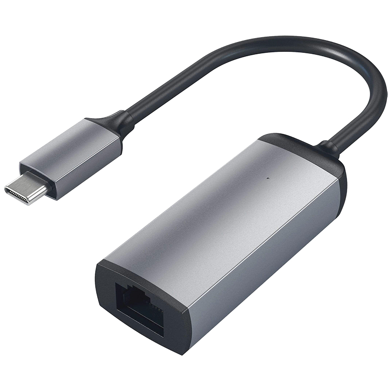 Satechi USB Type-C to Gigabit Ethernet Adapter - Space Grey - ST-TCENM