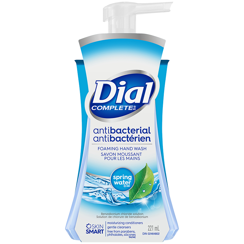 Dial Complete Antibacterial Foaming Hand Wash - Spring Water - 221ml