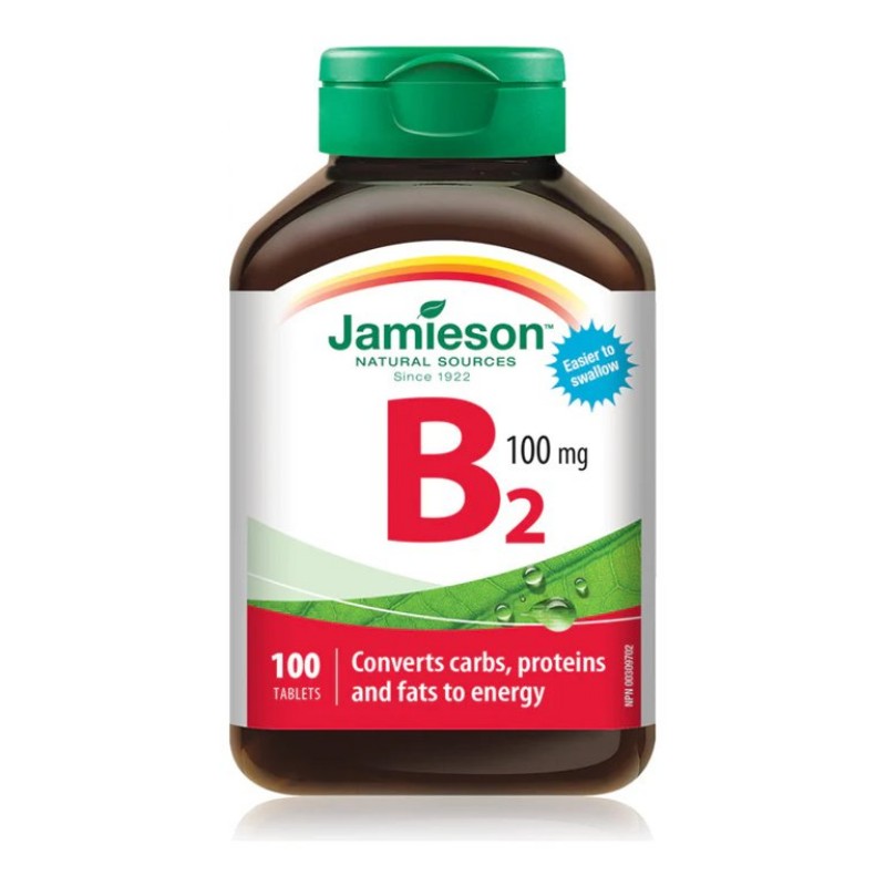 Jamieson Vitamin B2 Tablets - 100mg - 100's