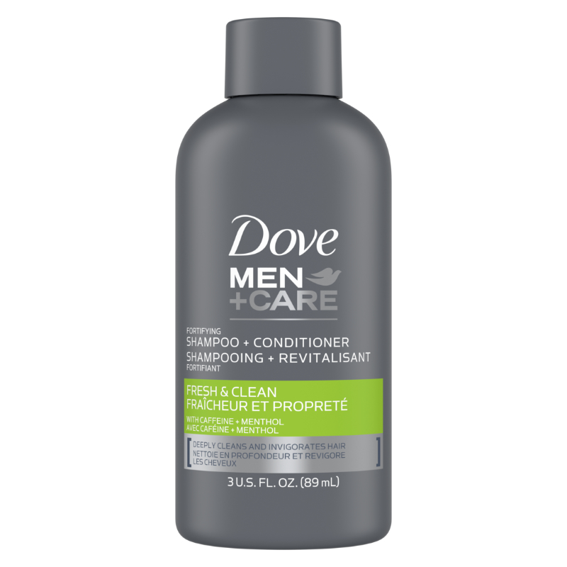 Dove Men+Care Fresh Clean Shampoo + Conditioner - 89ml