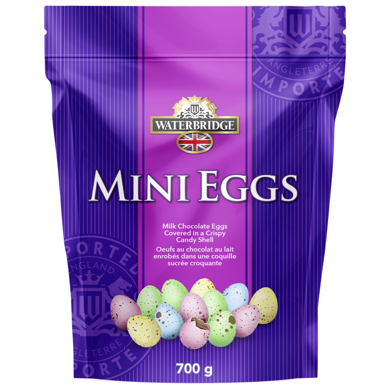 Waterbridge Mini Eggs Pouch Milk Chocolate - 700g