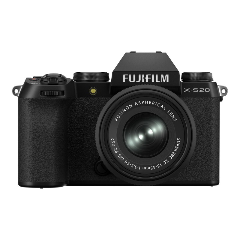 Fujifilm X Series X-S20 APS-C Mirrorless Digital Camera with XC 15-45mm F/3.5-5.6 OIS PZ Lens - 600023518