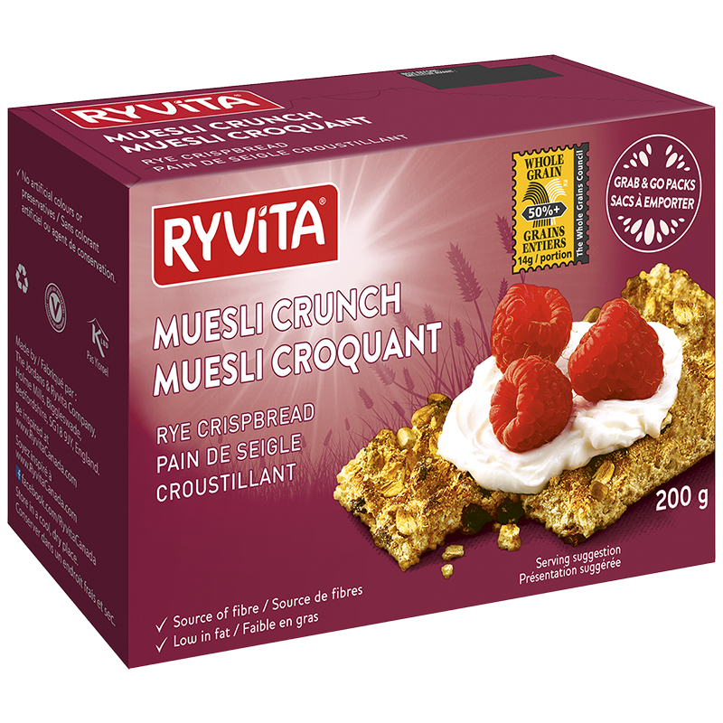 Ryvita Crispbread - Muesli Crunch - 200g