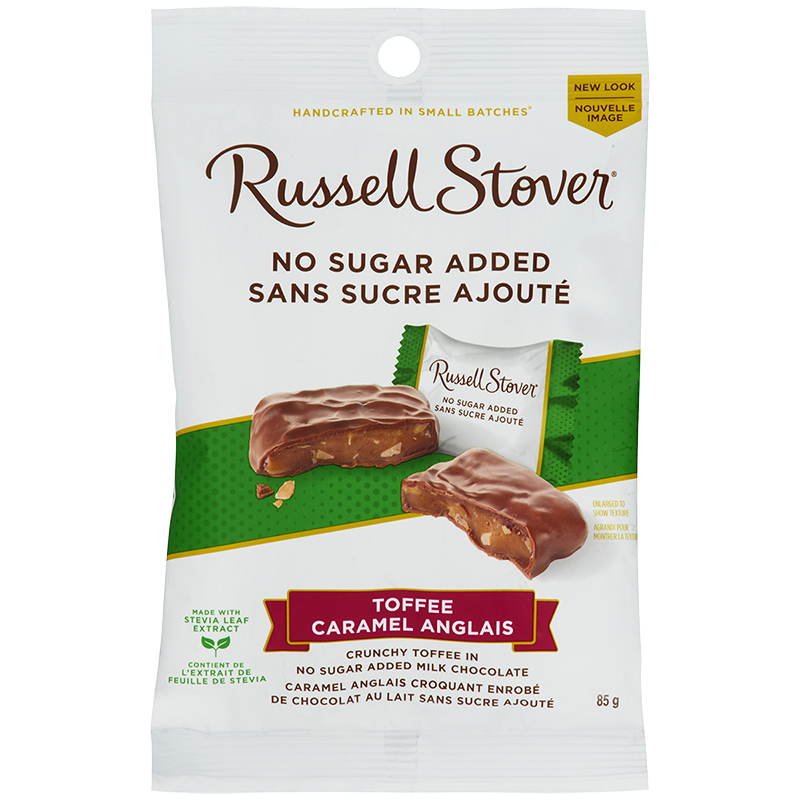Russell Stover Toffee - No Sugar Added - 85g