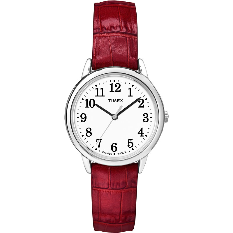 Timex Easy Reader Watch - Red/Silver - TW2P68700GP
