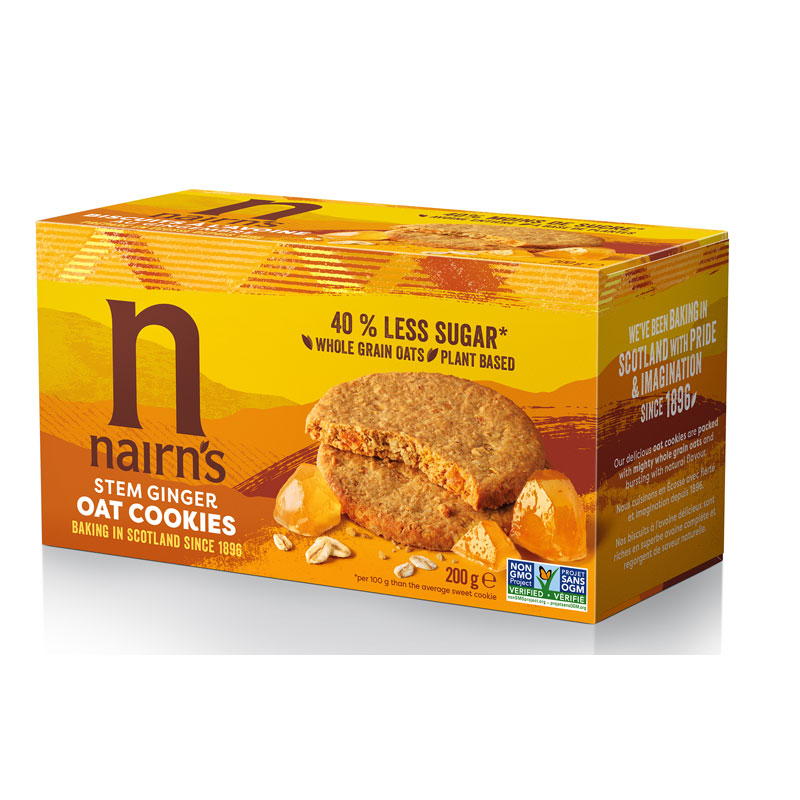 Nairn's Oat Biscuits - Stem Ginger - 200g