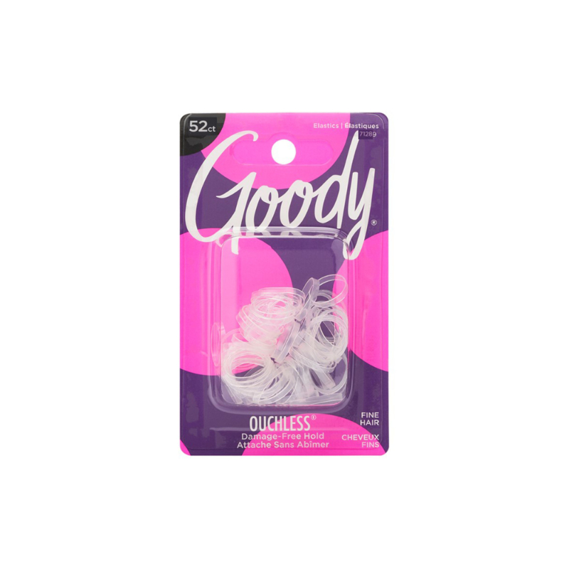 Goody Ouchless Elastics - Clear Latex
