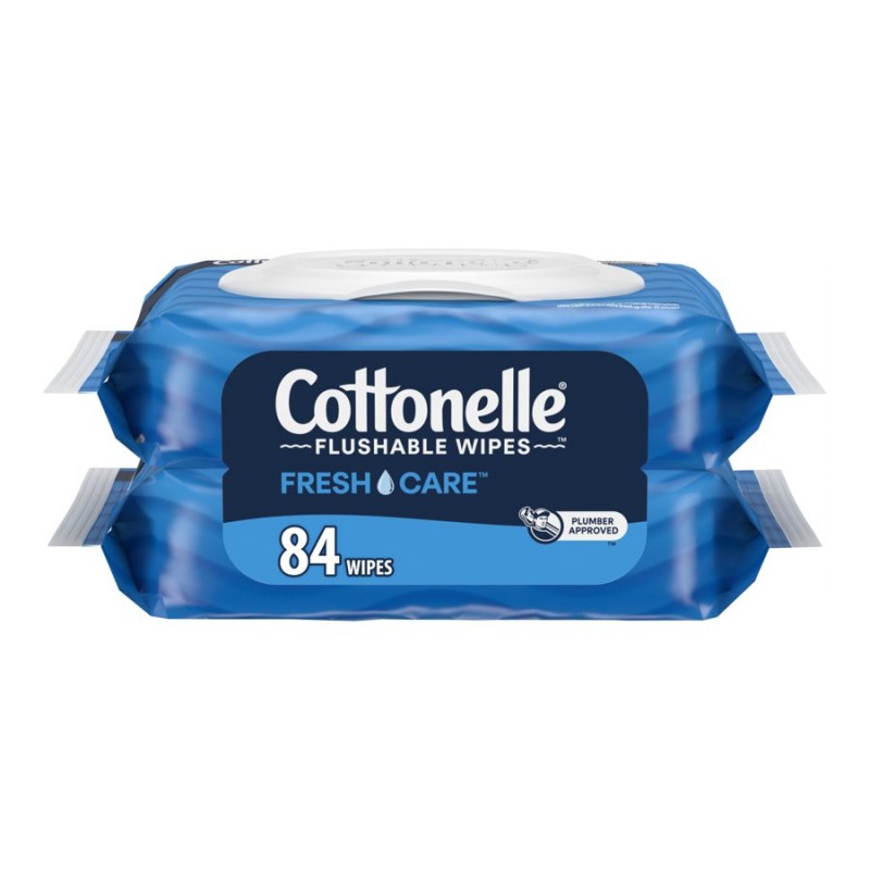 Cottonelle Cleaning Wipes - 2 x 42 Wipes