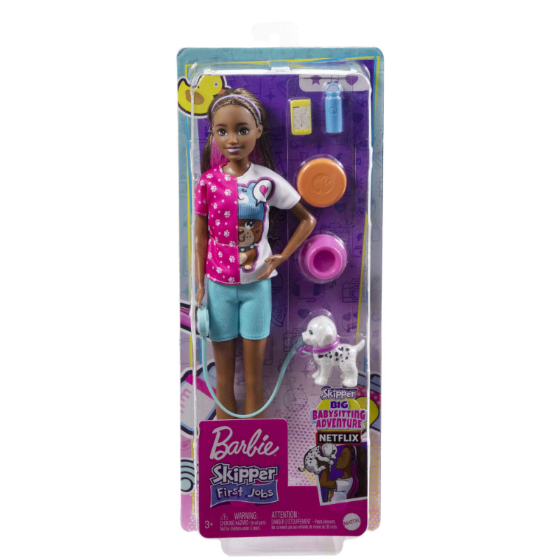 Barbie Skipper First Jobs Playset - Dog Sitter