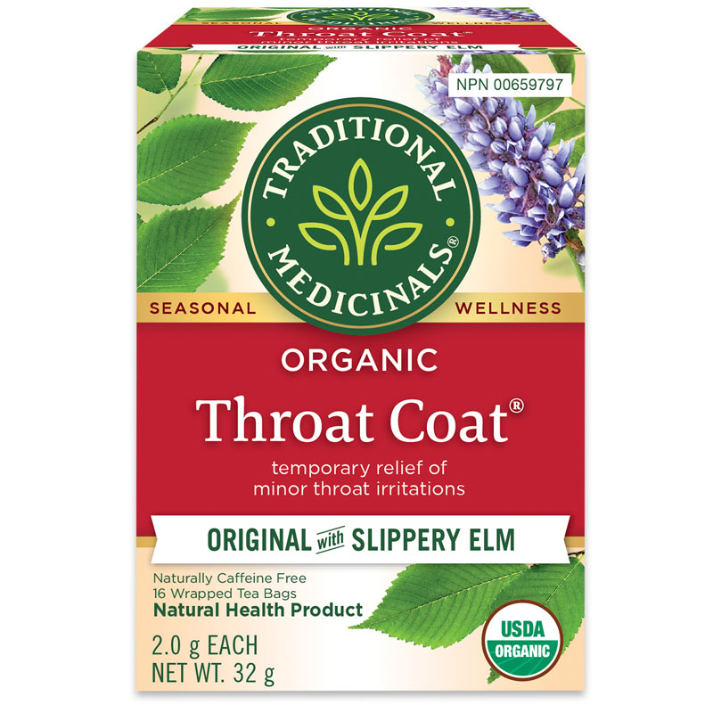 Traditional Medicinals Throat Coat Tea - 16's