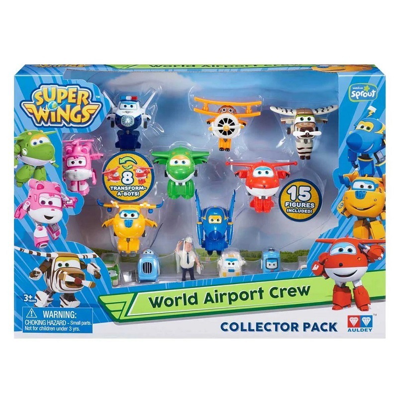 Super Wings World Airport Crew Collector Pack