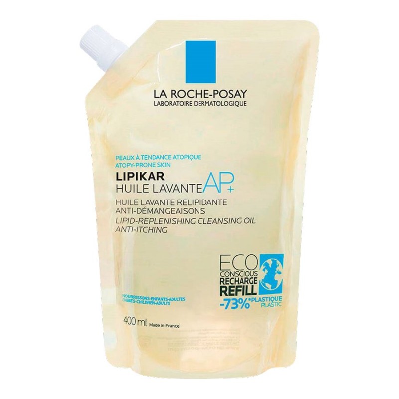 La Roche-Posay Lipikar AP+ Lipid-Replenishing Cleansing Oil Refill - 400ml