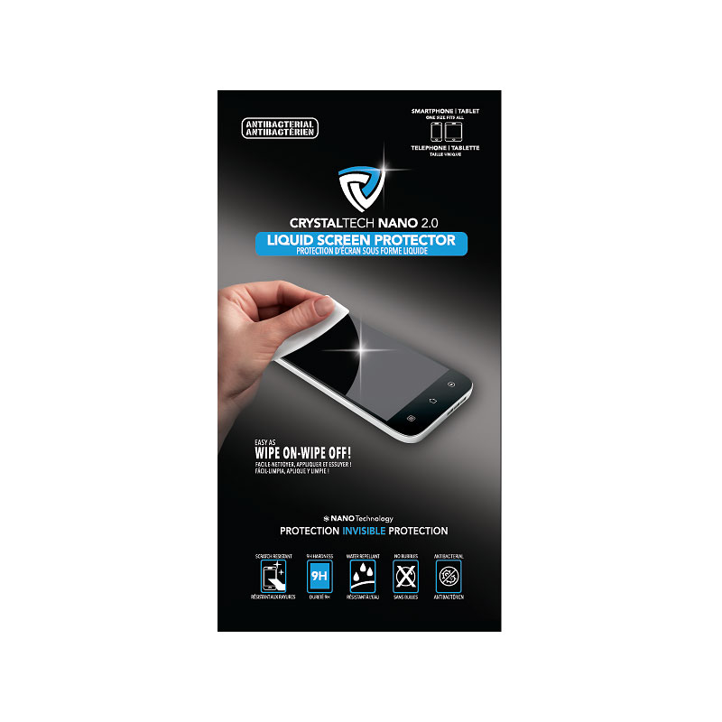 CrystalTech Nano 2.0 Liquid Screen Protector - Universal - CTNANOTECH1 - Open Box or Display Models Only