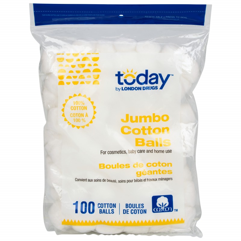 Today by London Drugs Jumbo Cotton Balls - 100s