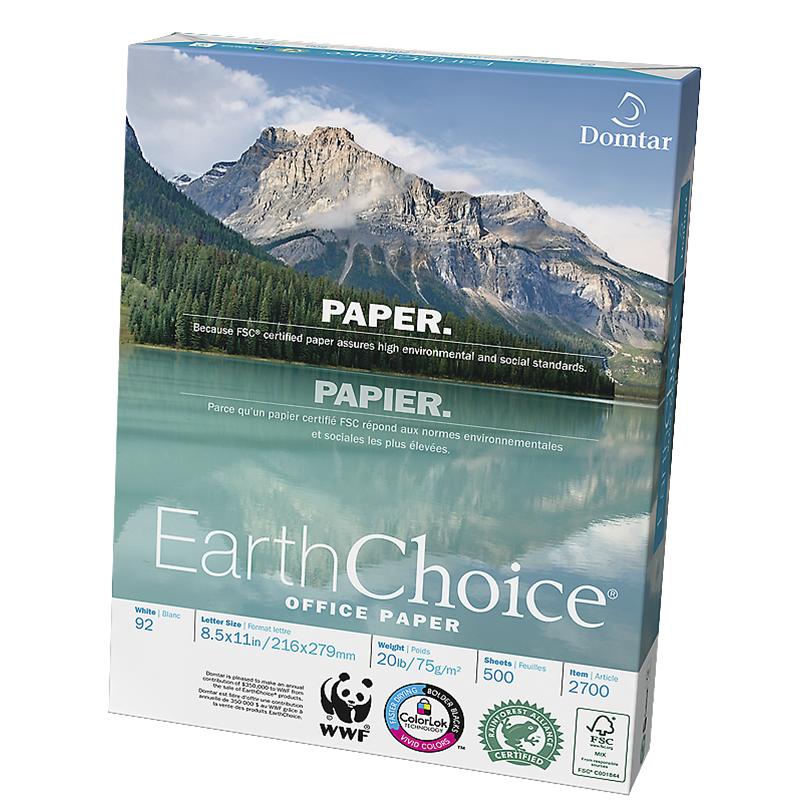 Domtar EarthChoice Office Paper - 8.5 x 11inch