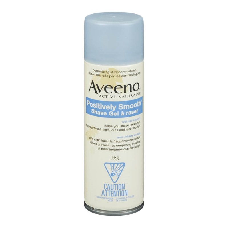 Aveeno Active Naturals Positively Smooth Shaving Gel - 198g