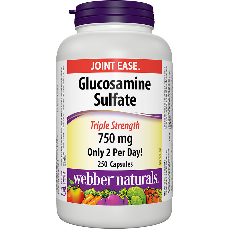 Webber Naturals Glucosamine Sulfate 750mg - 250s
