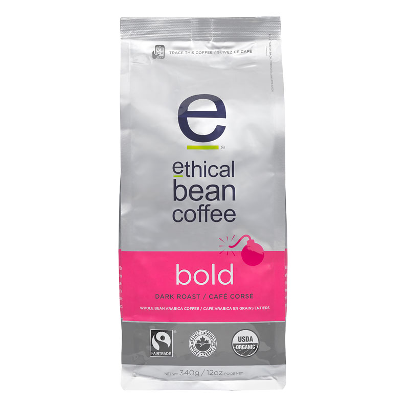 Ethical Bean Coffee - Bold Dark Roast - Whole Bean - 908g