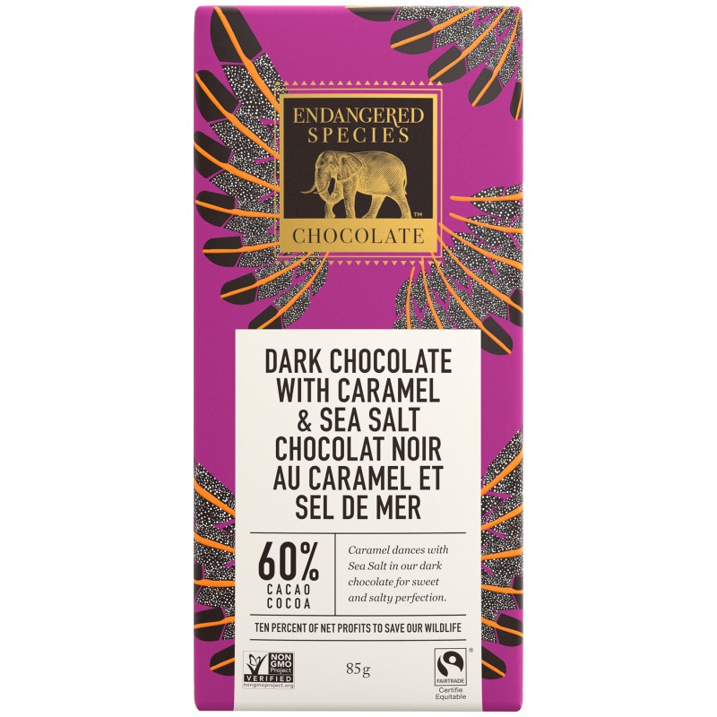 Endangered Species Dark Chocolate with Caramel - 85g