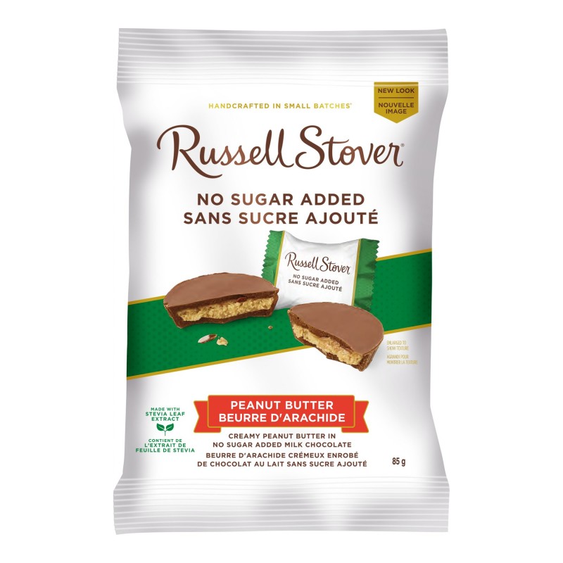Russel Stover Sugar Free Chocolate Candy - Peanut Butter - 85g
