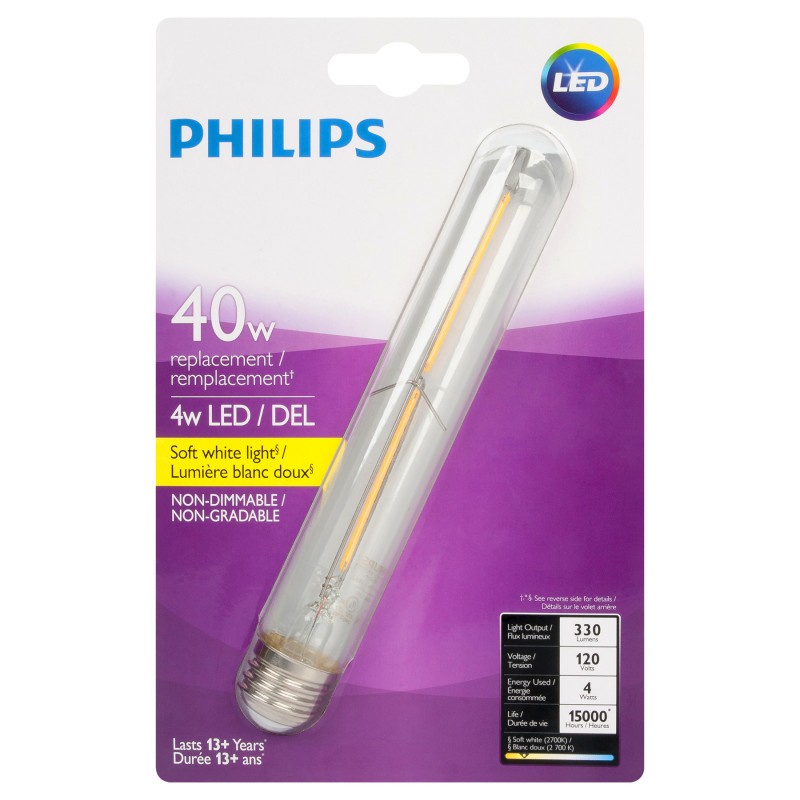 Philips T10 LED Light Bulb - Soft White - 40w