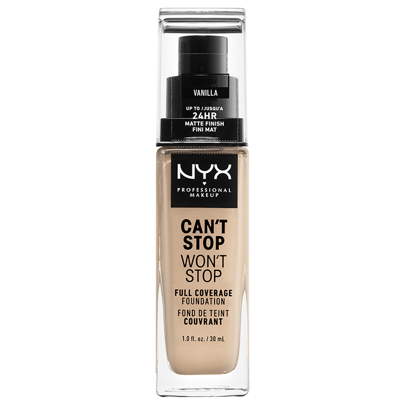 NYX Professional Makeup Can't Stop Won't Stop Full Coverage Foundation - Vanilla