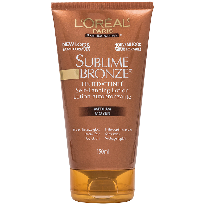 L'Oreal Sublime Bronze Tinted Self Tanning Lotion Medium - 150ml