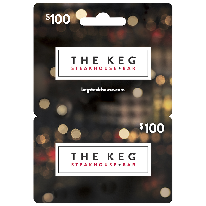 The Keg Gift Card - $100