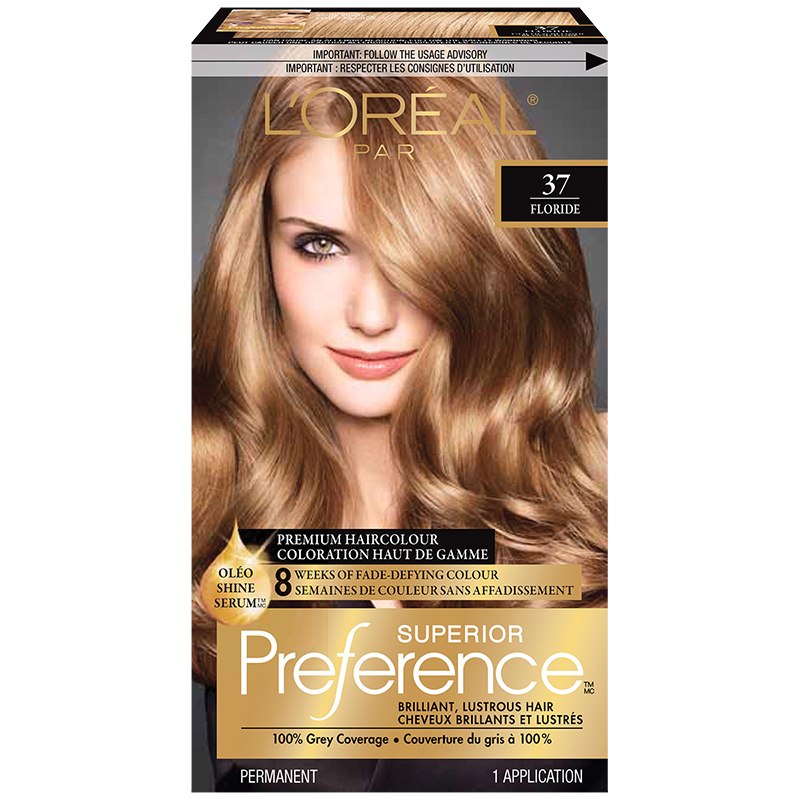 L Oreal Superior Preference Fade Defying Colour Shine System 37 Golden Blonde