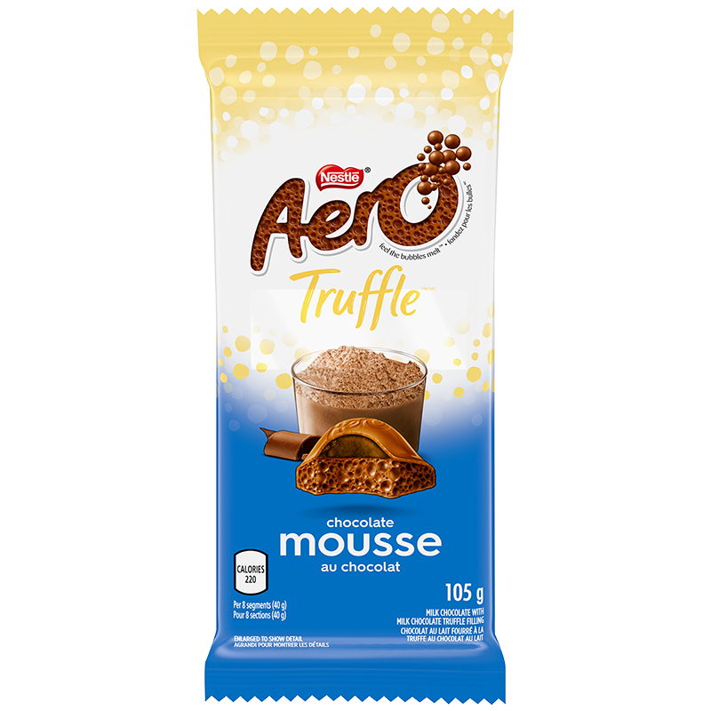 NESTLE Aero Truffle Chocolate Bar - Chocolate Mousse - 105g