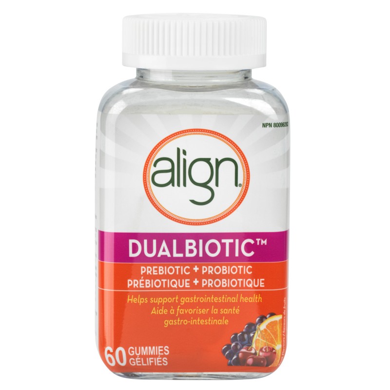 Align DualBiotic Prebiotic + Probiotic Gummies - 60s
