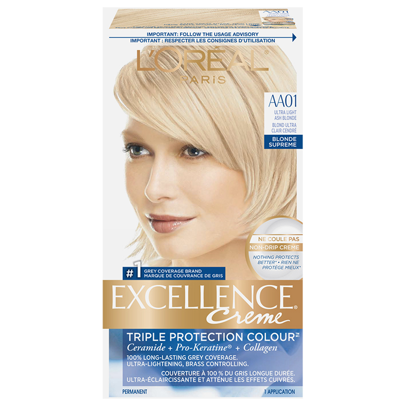 L Oreal Excellence Creme Aa01 Ultra Light Ash Blonde London Drugs
