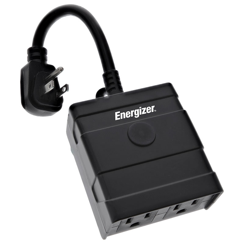 Energizer Smart Outdoor Plug - Black - EOX3-2001-BLK