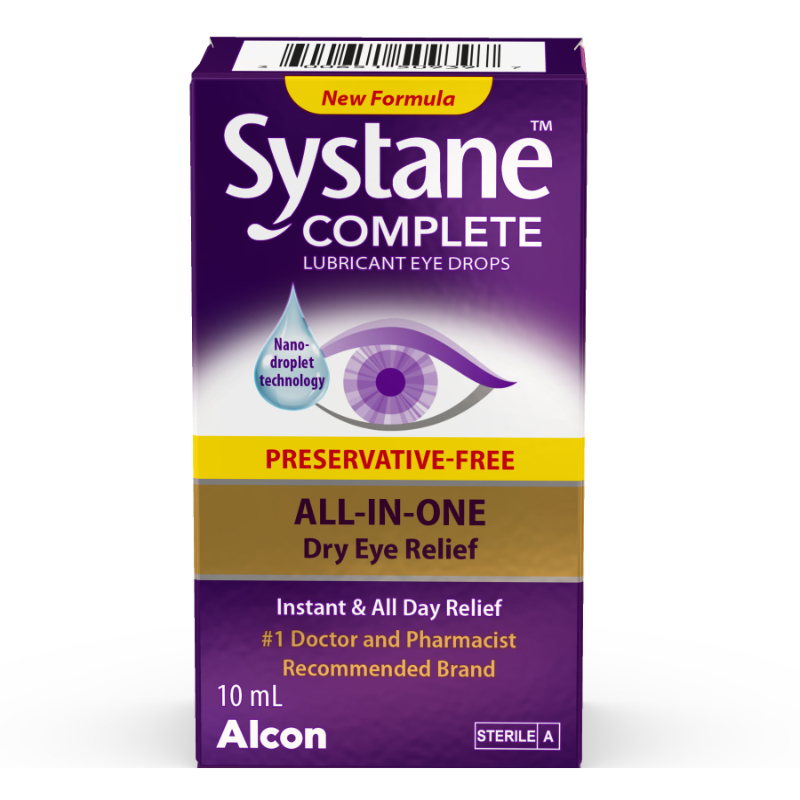 Systane Complete Lubricant Eye Drops Preservative-Free