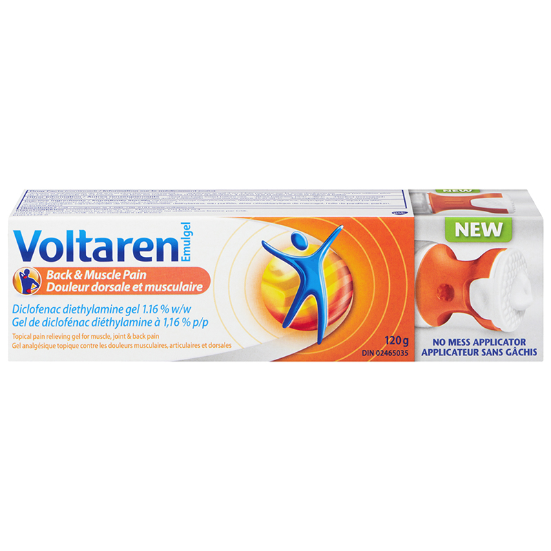 voltaren gel for muscle pain side effects