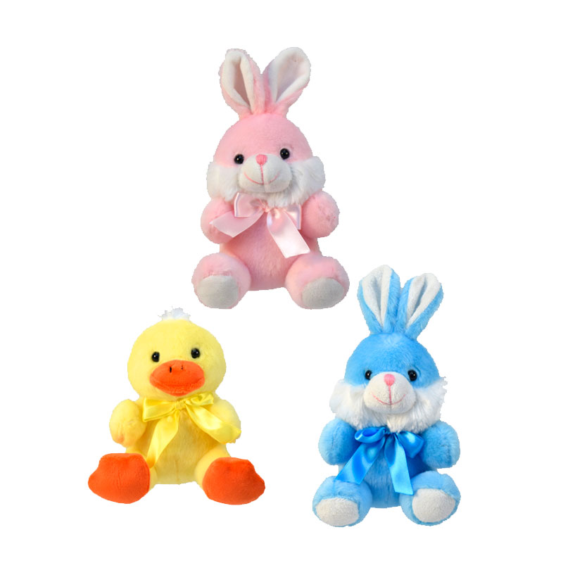 Easter Animal Plush Toys - Assorted - 6 Inch