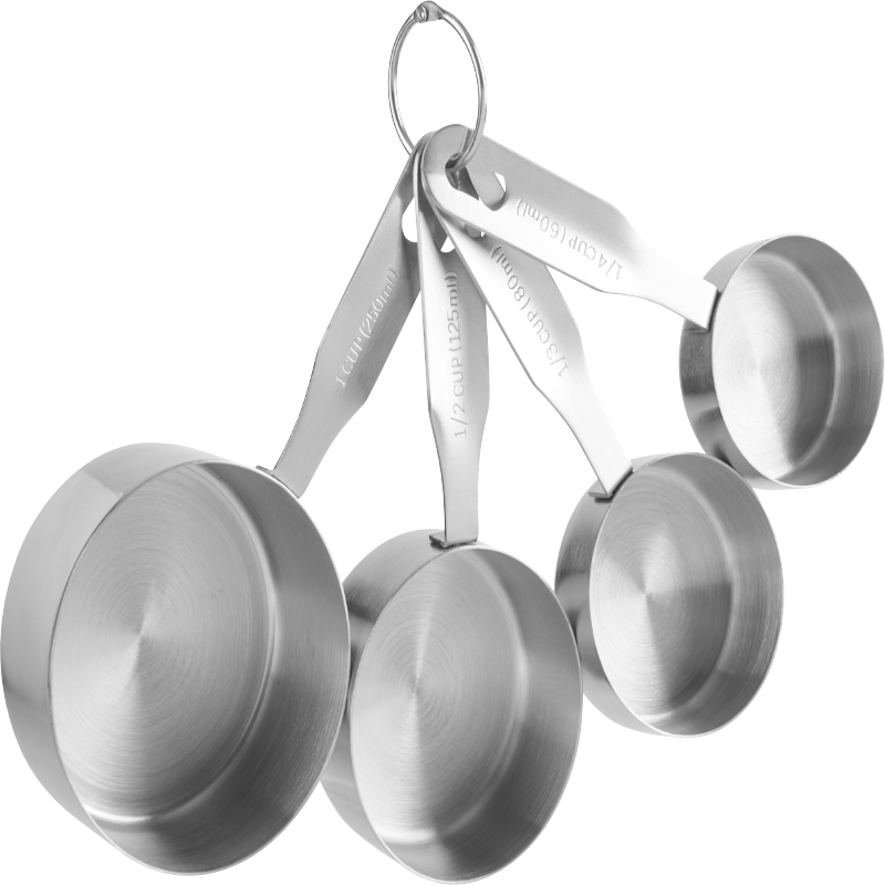 Trudeau Maison Measure Cups - Stainless Steel - Set of 4