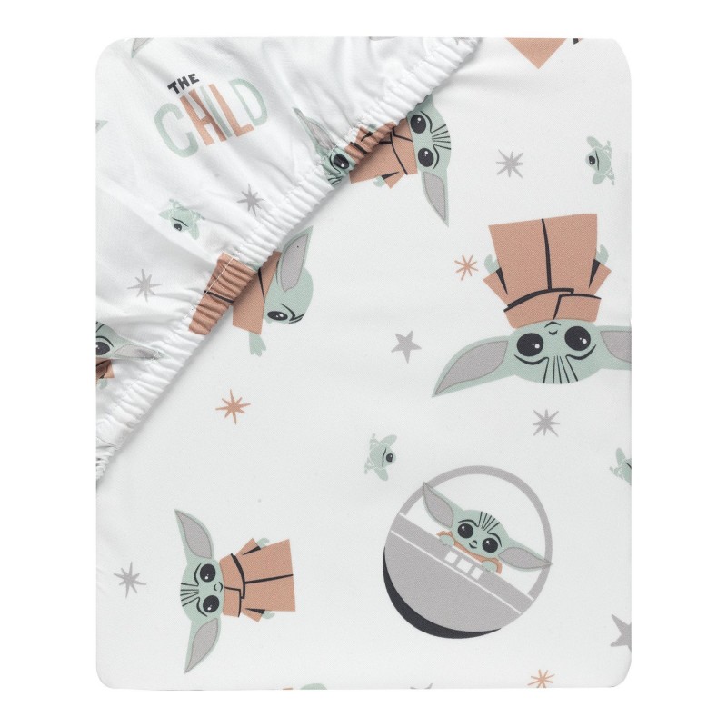 Lambs & Ivy Star Wars Mandalorian The Child Fitted Crib Sheet