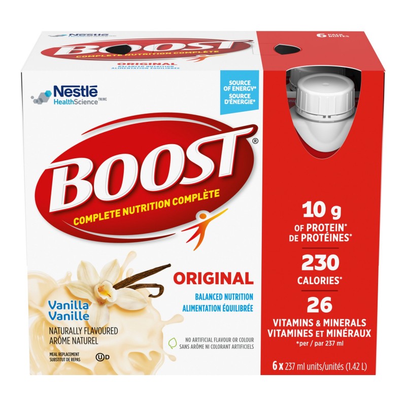 BOOST Original Protein Drink - Vanilla - 6 x 237ml