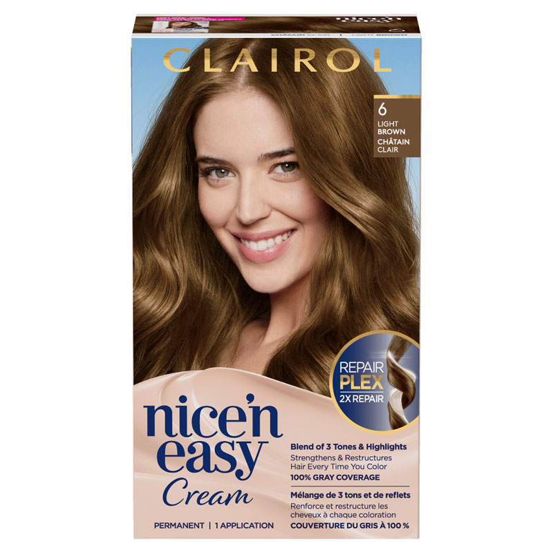 Clairol Nice'n Easy Hair Color - Light Brown (6)