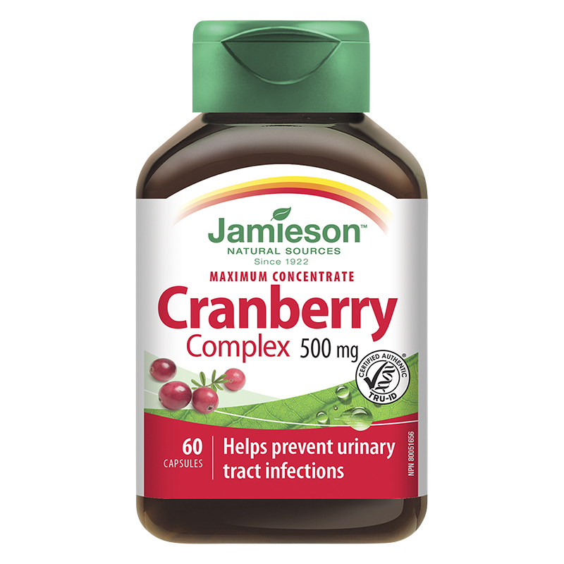 Jamieson Maximum Concentrate Cranberry Complex 500 mg - 60's