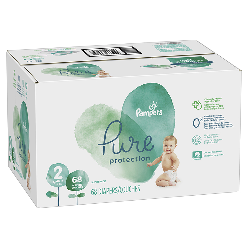 pamper pure size 2