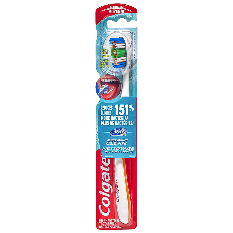 Colgate 360 Manual Toothbrush - Medium 