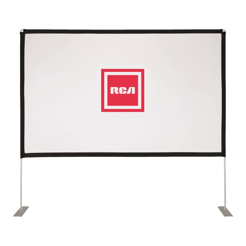 RCA Floor Standing Projection Screen - Silk White - RPJ144