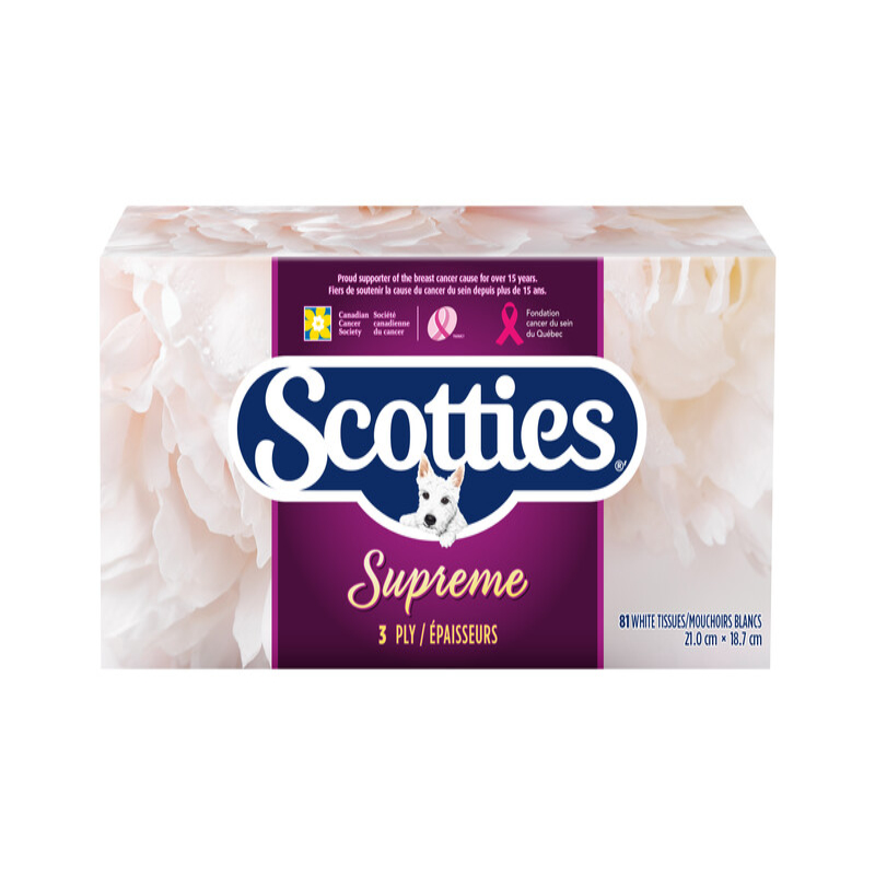 Scotties Supreme Facial Tissues - 81s