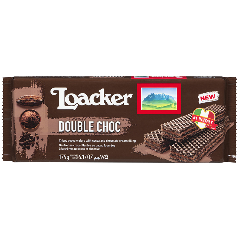 Loacker Wafers - Double Chocolate - 175g