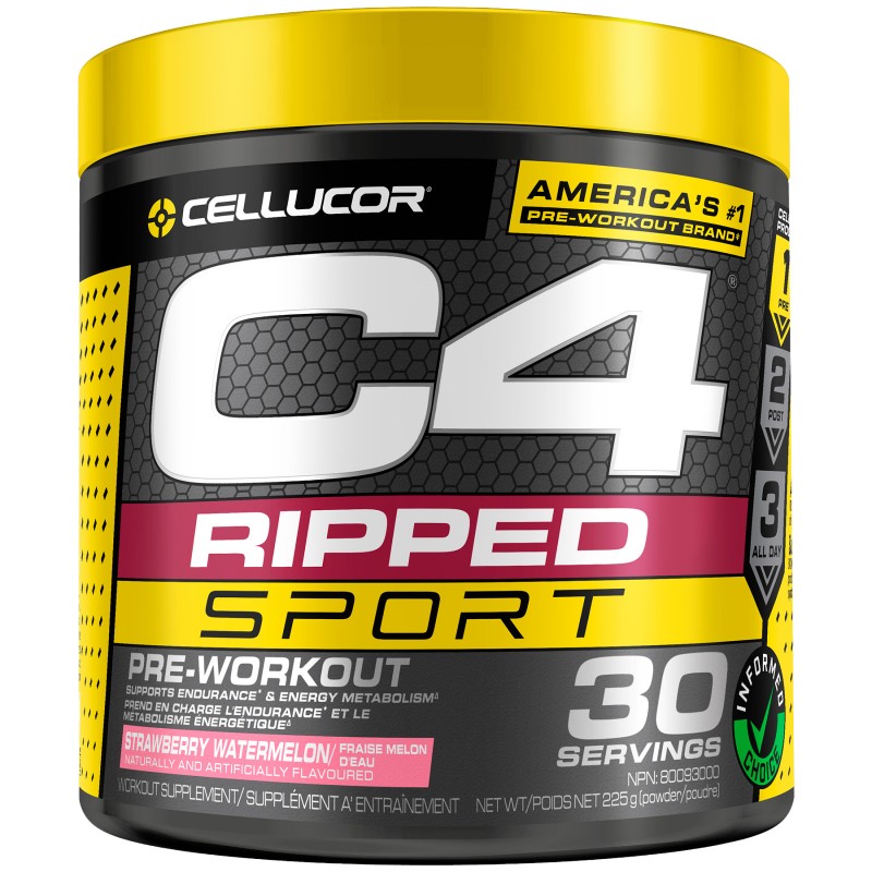 Nutrabolt C4 Ripped Sport Pre-Workout - Strawberry Watermelon - 225g