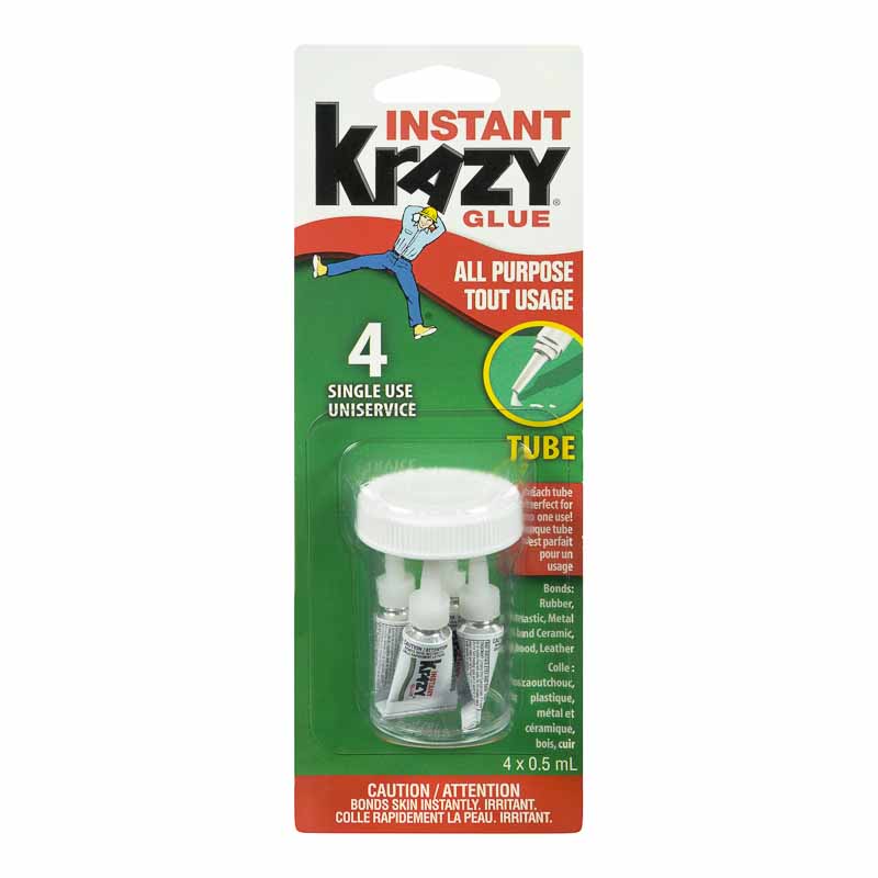 Krazy Glue Single Use Tubes - 4s