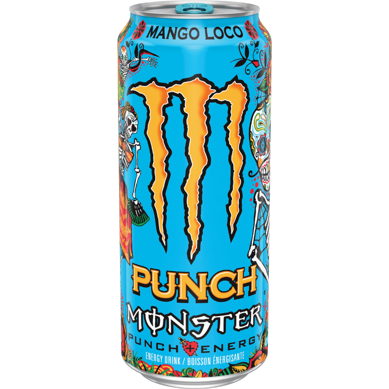 Monster Punch Energy Drink - Mango Loco - 473ml
