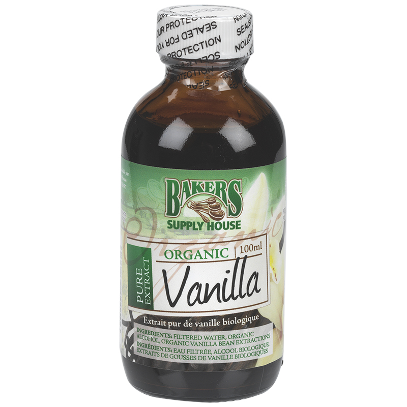 Bakers Supply House Organic Pure Vanilla Extract - 100ml